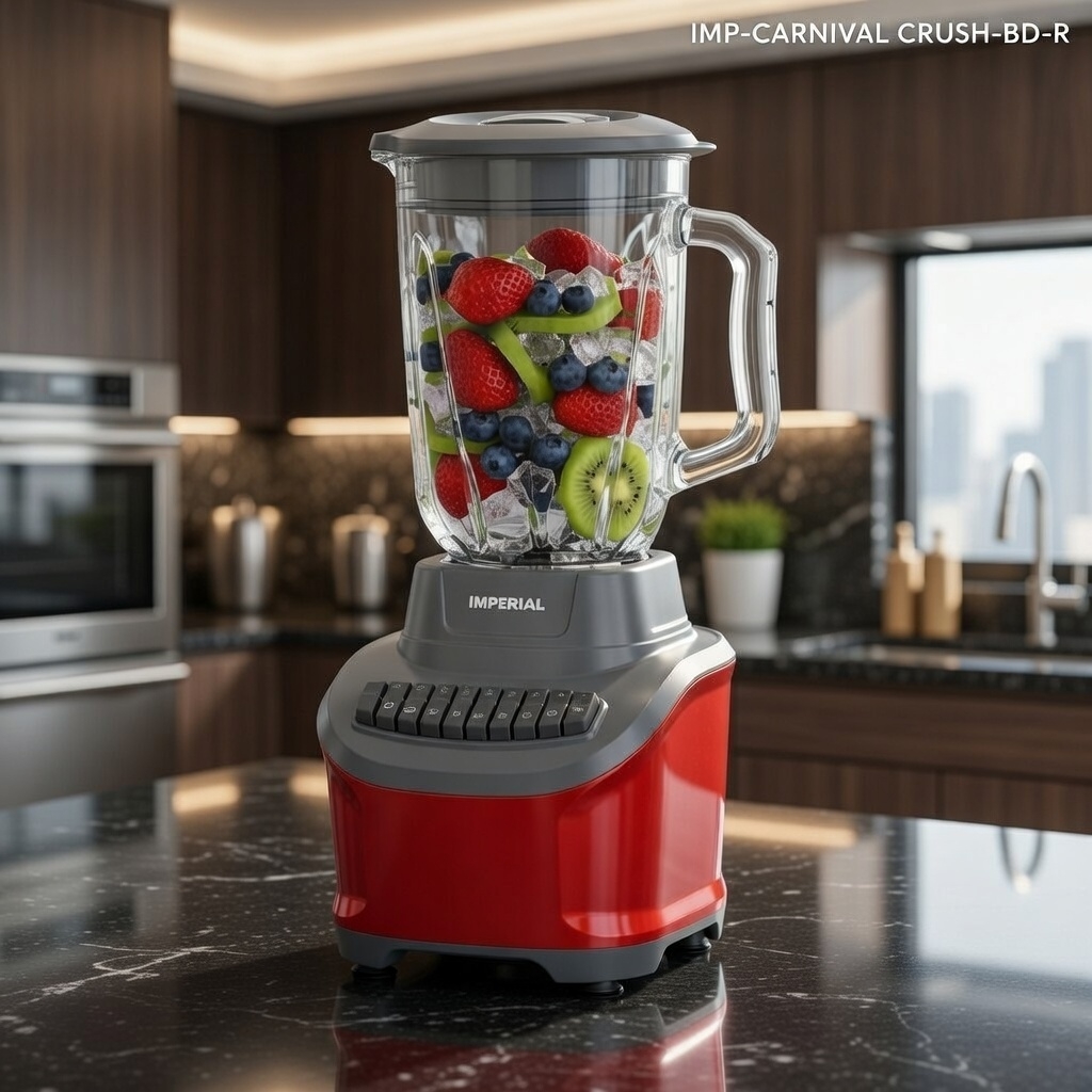 IMPERIAL 16 SPEED BLENDER-- CARNIVAL -- GLASS -- 1000 WATTS (4)